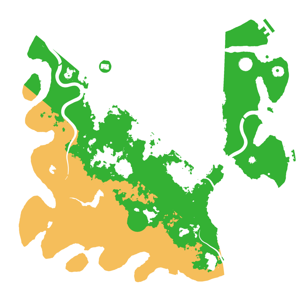 Biome Rust Map: Procedural Map, Size: 4000, Seed: 200422747