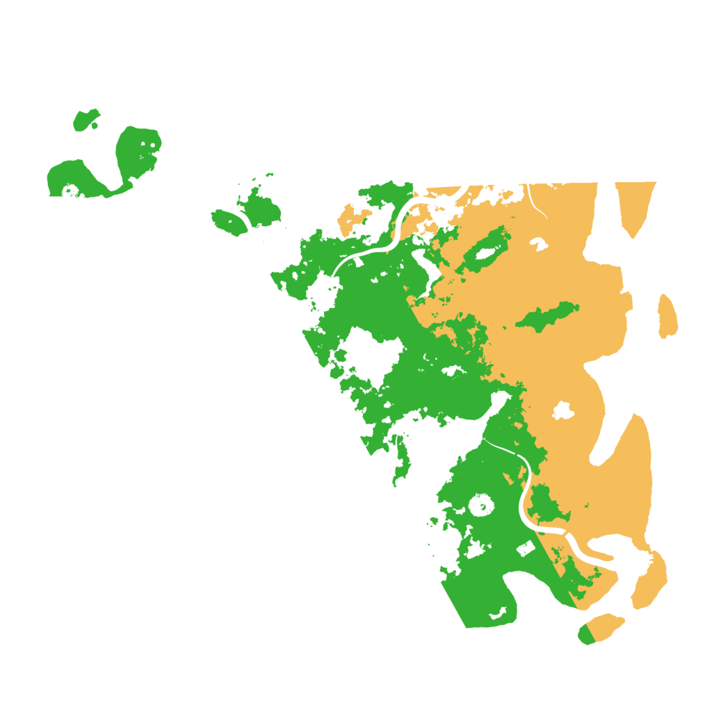 Biome Rust Map: Procedural Map, Size: 4500, Seed: 4738