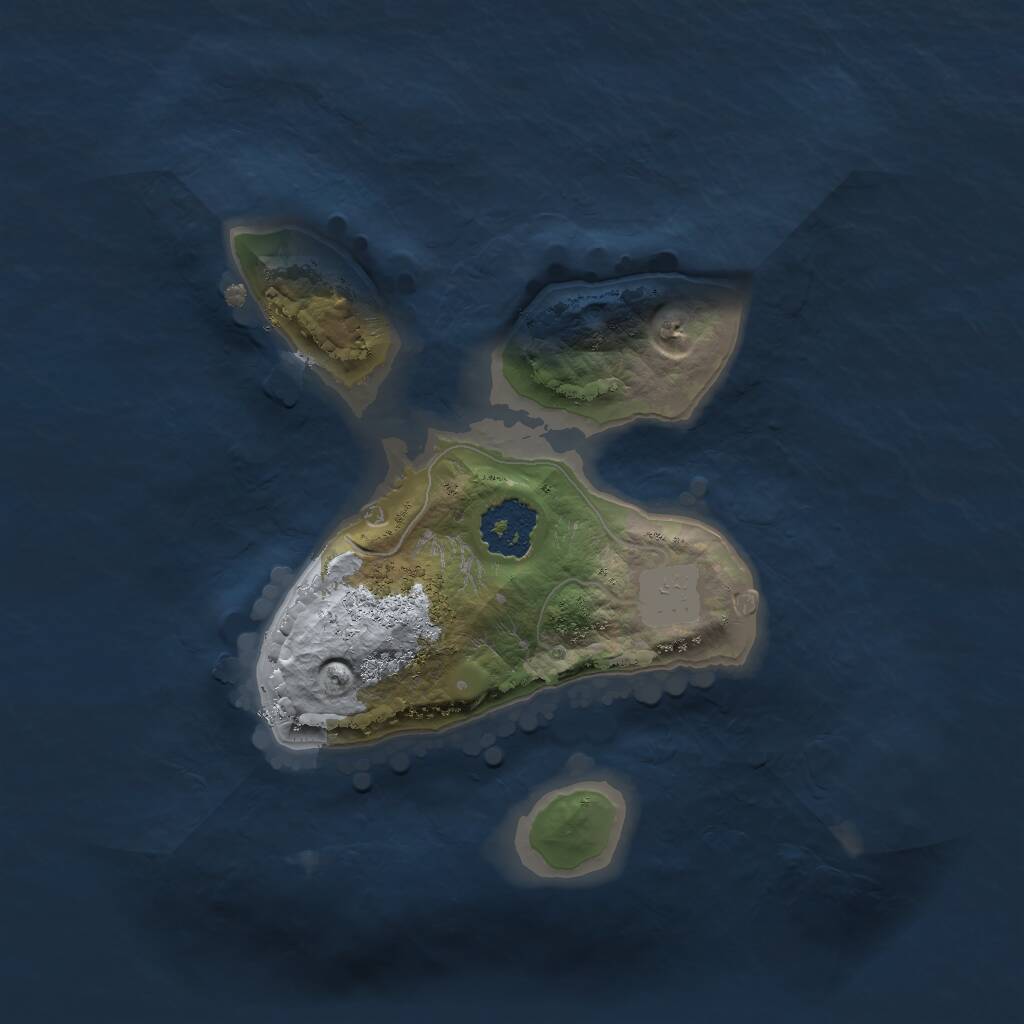 Rust Map: Procedural Map, Size: 1800, Seed: 482447135, 1 Monuments