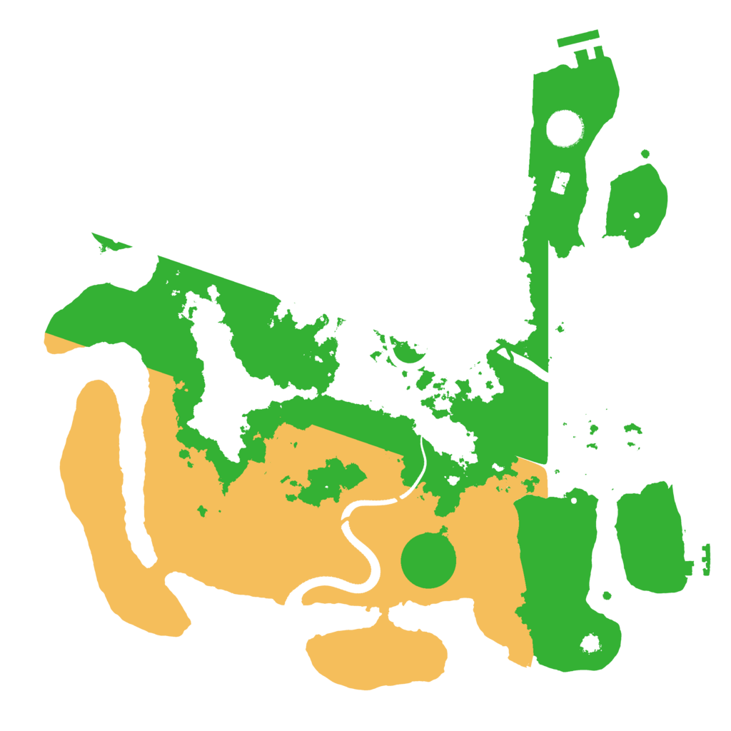 Biome Rust Map: Procedural Map, Size: 3500, Seed: 816231944