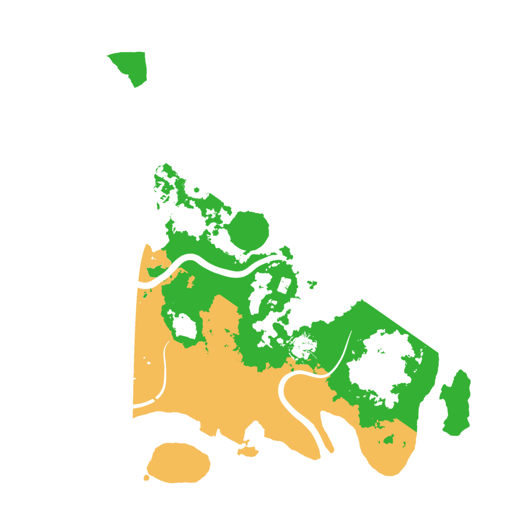 Biome Rust Map: Procedural Map, Size: 3500, Seed: 1618368603