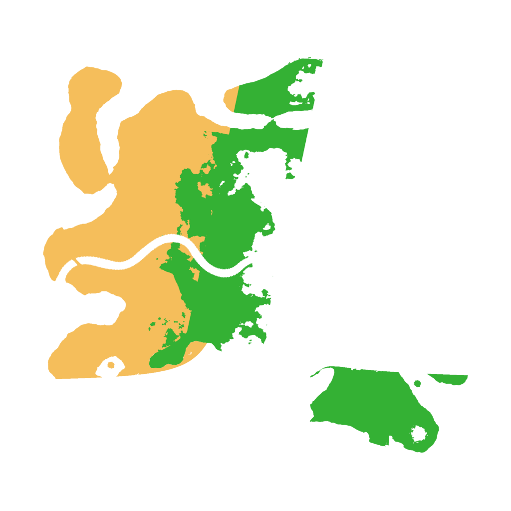 Biome Rust Map: Procedural Map, Size: 3000, Seed: 26705