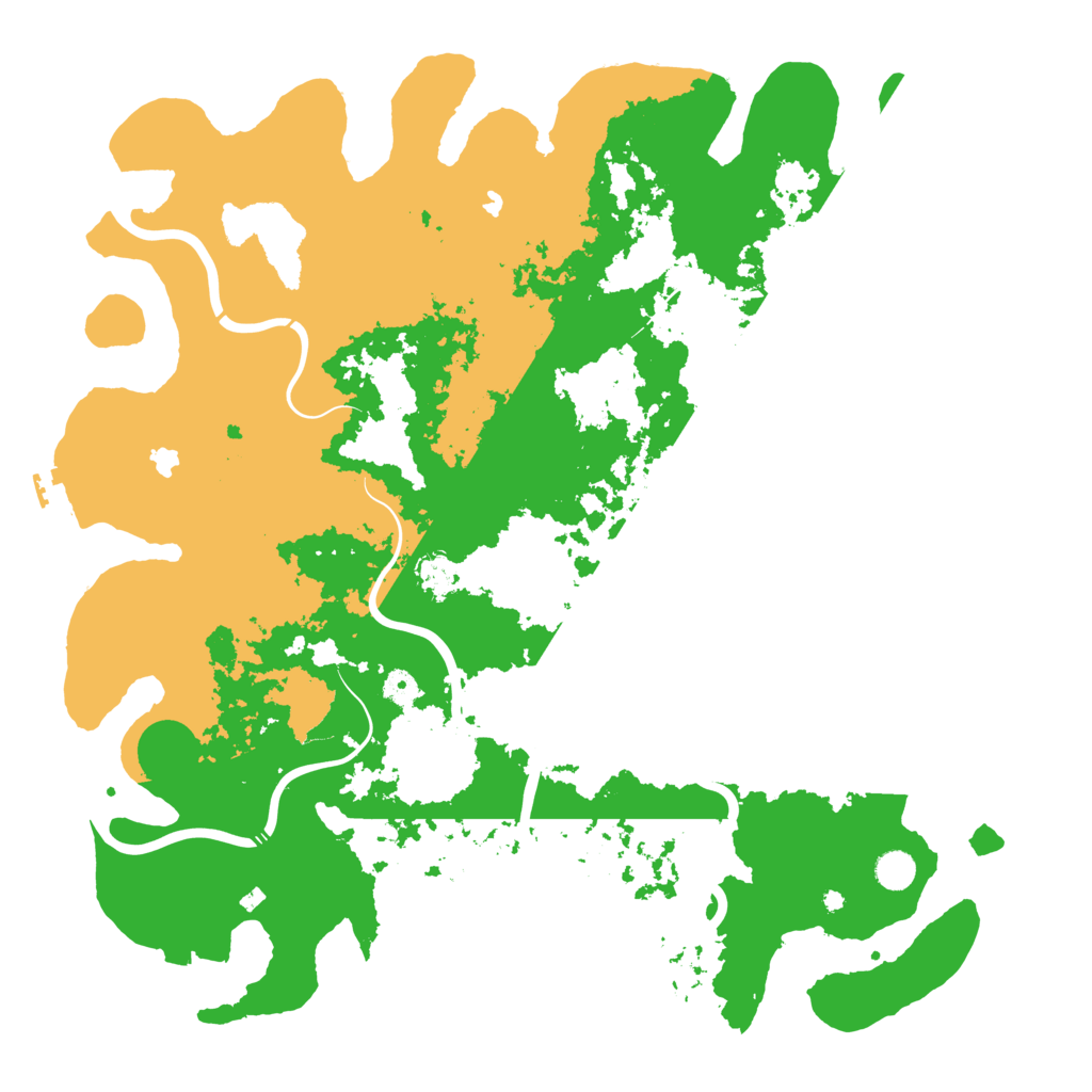 Biome Rust Map: Procedural Map, Size: 4800, Seed: 215467478