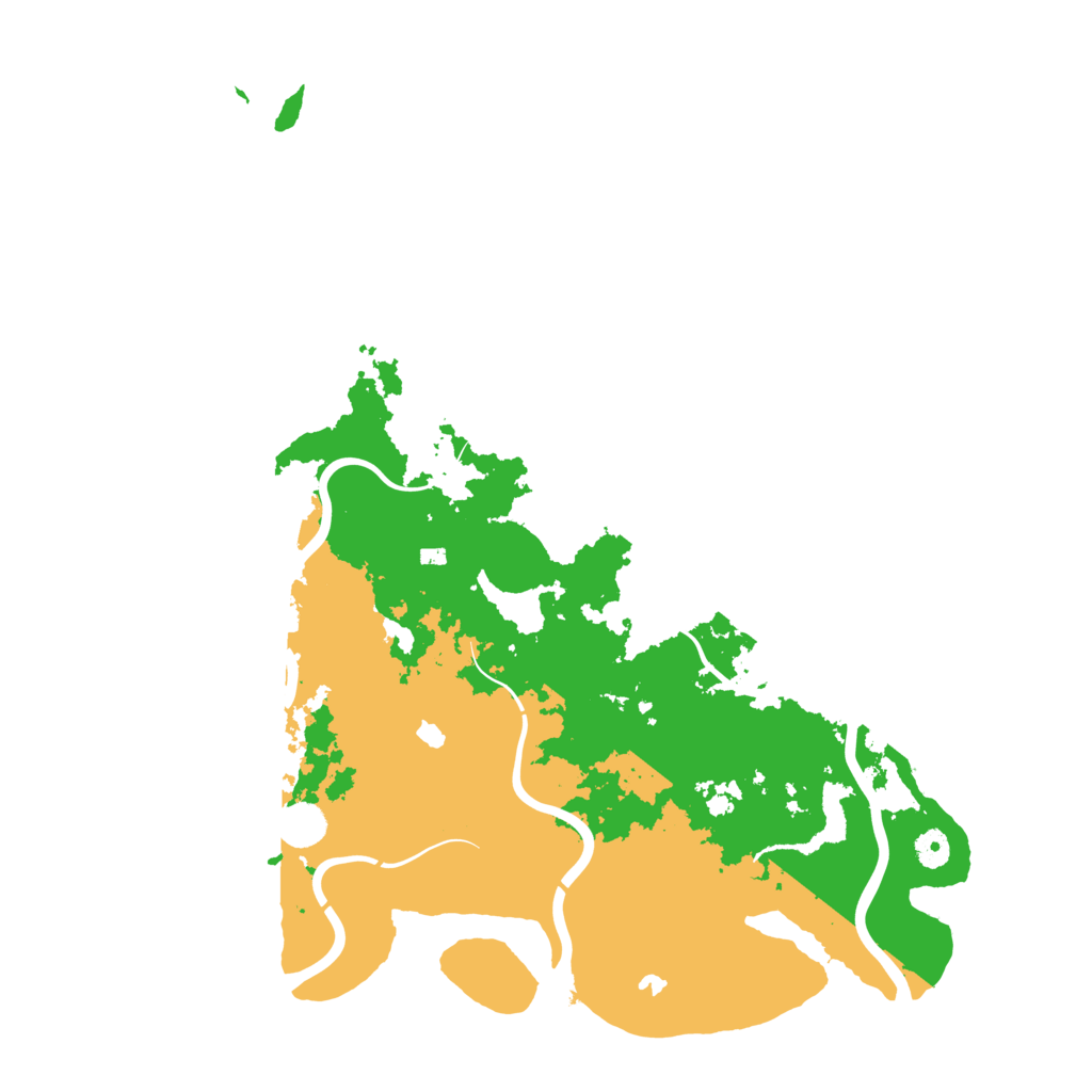 Biome Rust Map: Procedural Map, Size: 4500, Seed: 4225