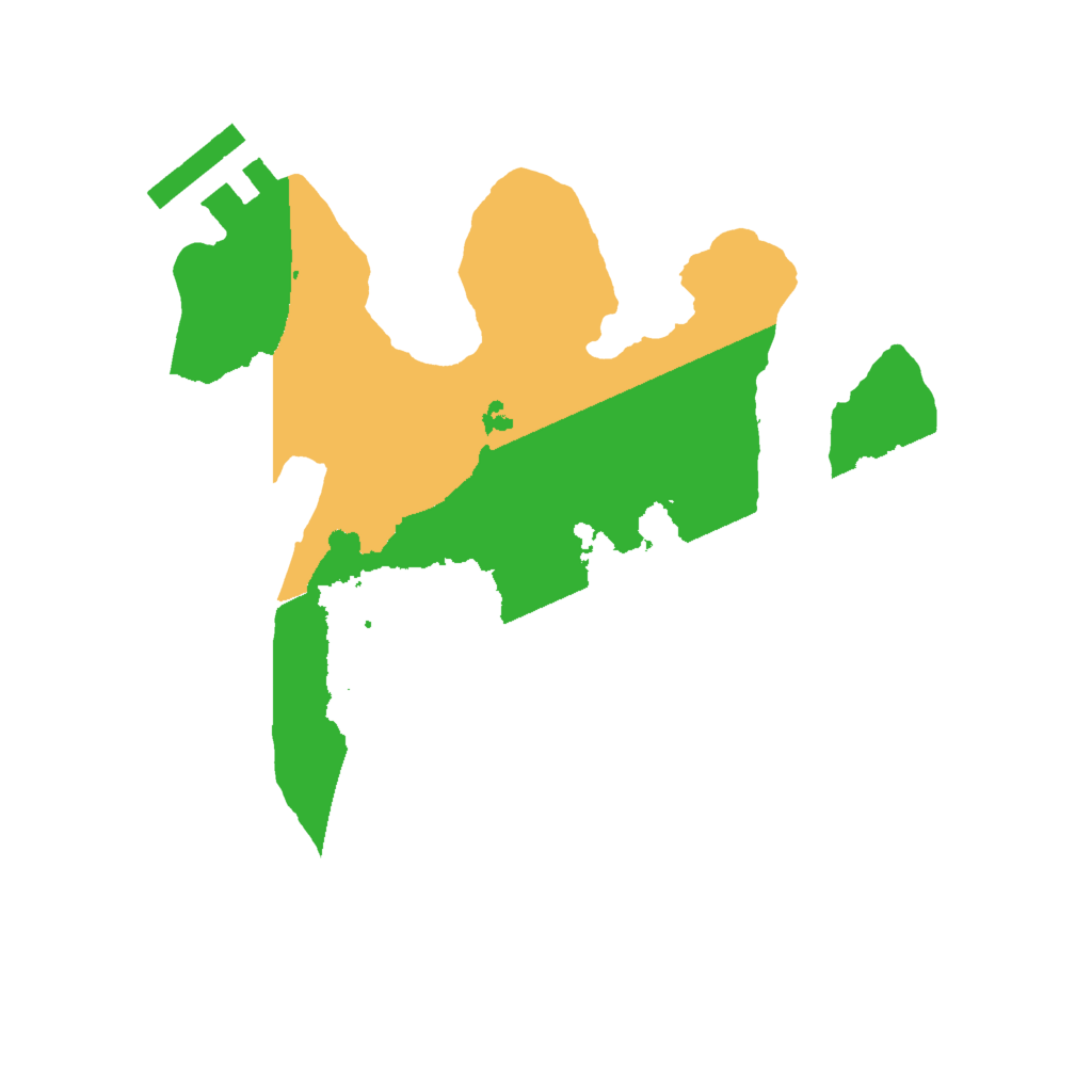 Biome Rust Map: Procedural Map, Size: 2000, Seed: 1221727697