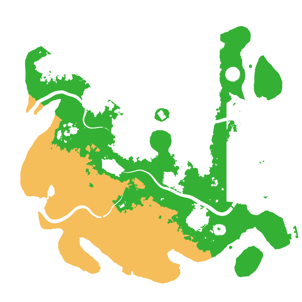 Biome Rust Map: Procedural Map, Size: 3700, Seed: 905504451