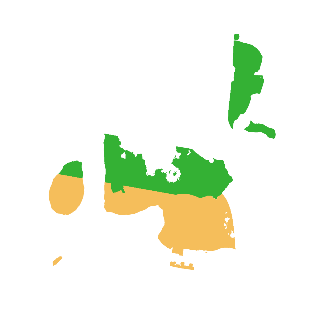 Biome Rust Map: Procedural Map, Size: 2000, Seed: 417228424