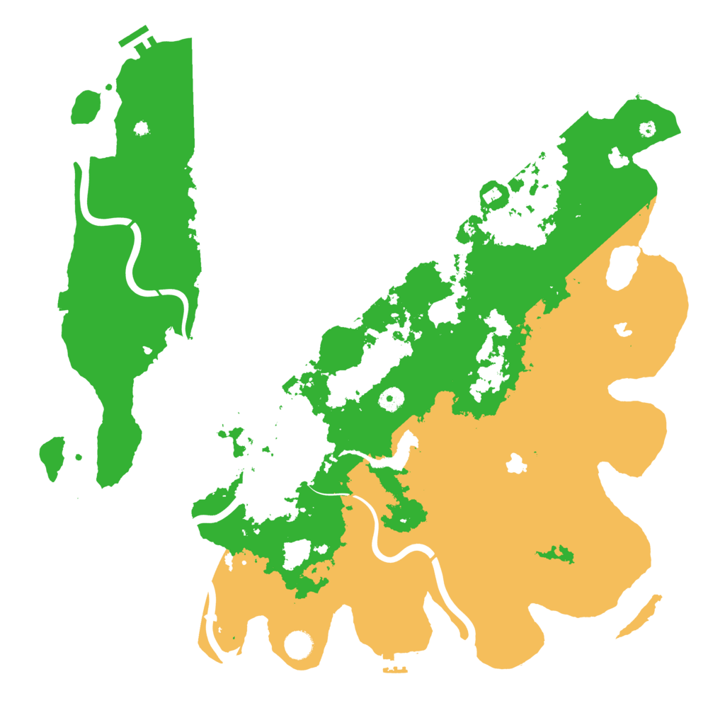 Biome Rust Map: Procedural Map, Size: 4500, Seed: 114051990