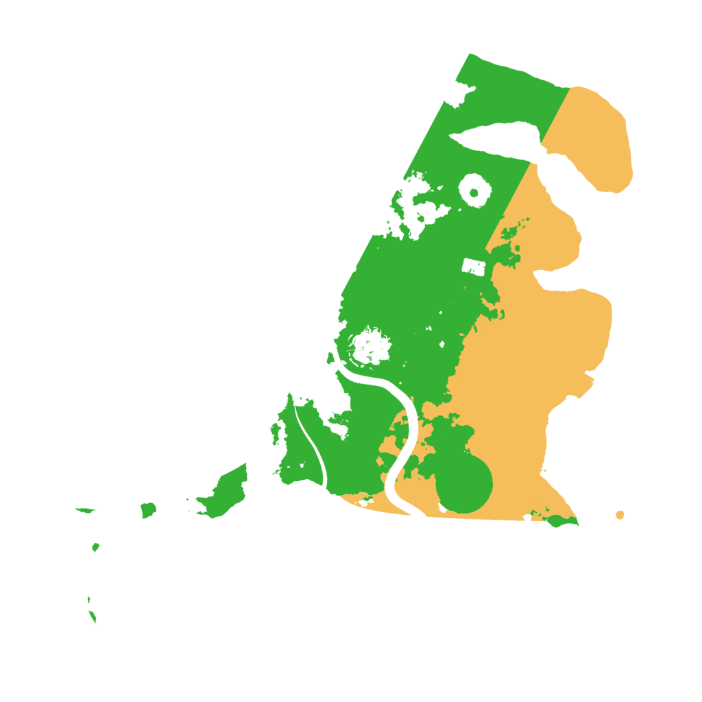 Biome Rust Map: Procedural Map, Size: 3300, Seed: 609163760