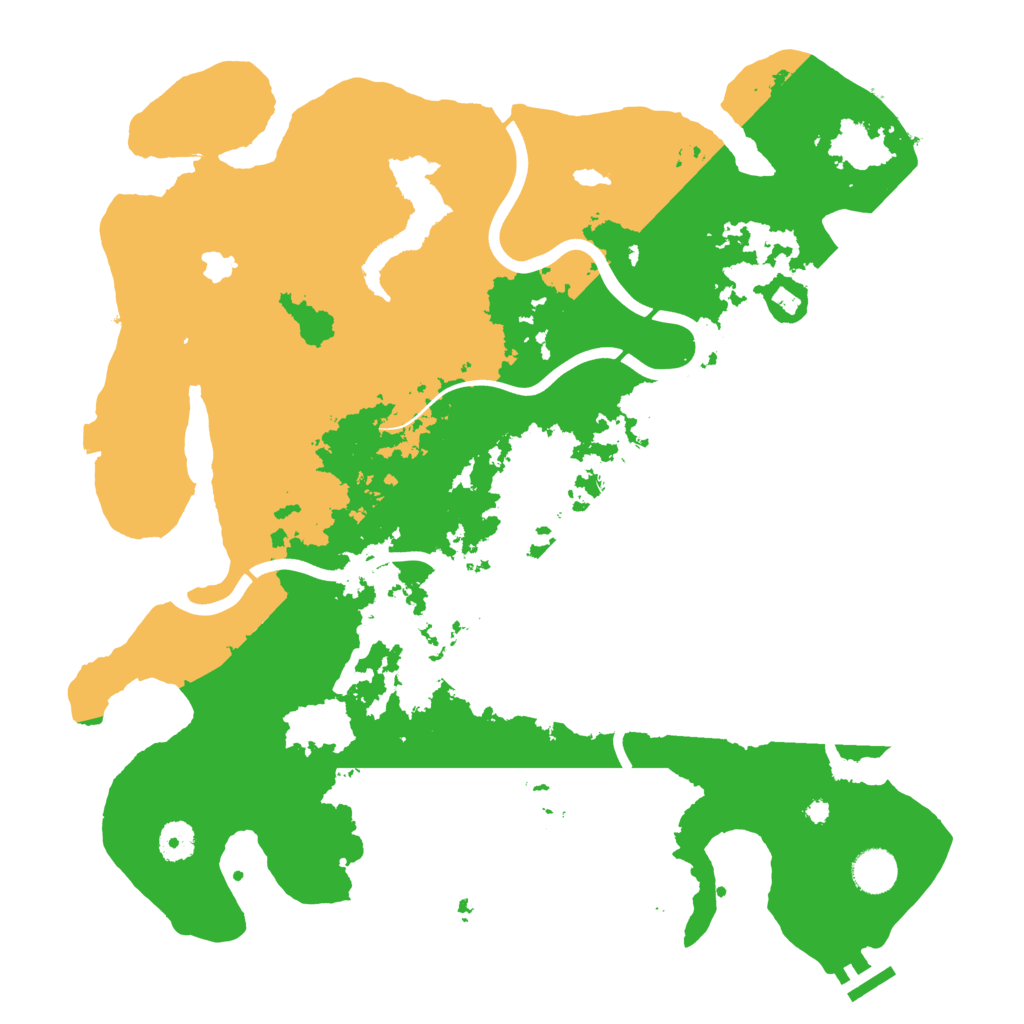 Biome Rust Map: Procedural Map, Size: 4000, Seed: 2090477449