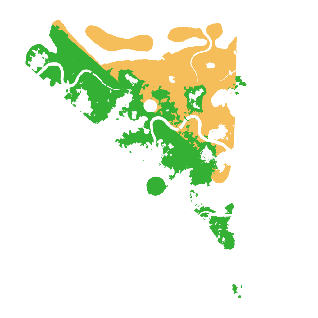 Biome Rust Map: Procedural Map, Size: 4500, Seed: 1208232