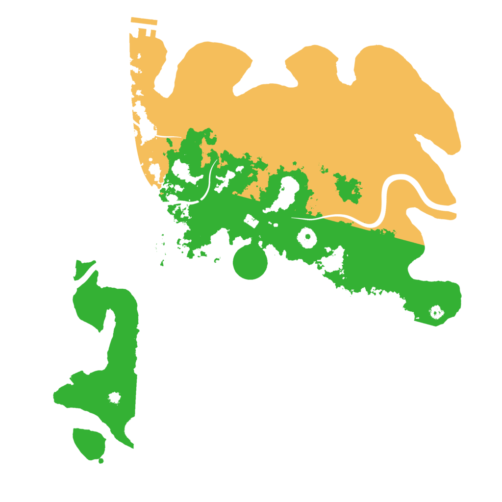 Biome Rust Map: Procedural Map, Size: 3850, Seed: 173090