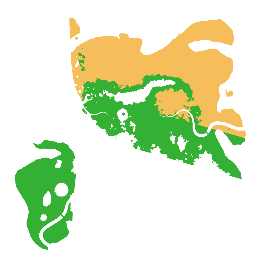 Biome Rust Map: Procedural Map, Size: 3500, Seed: 1258364892