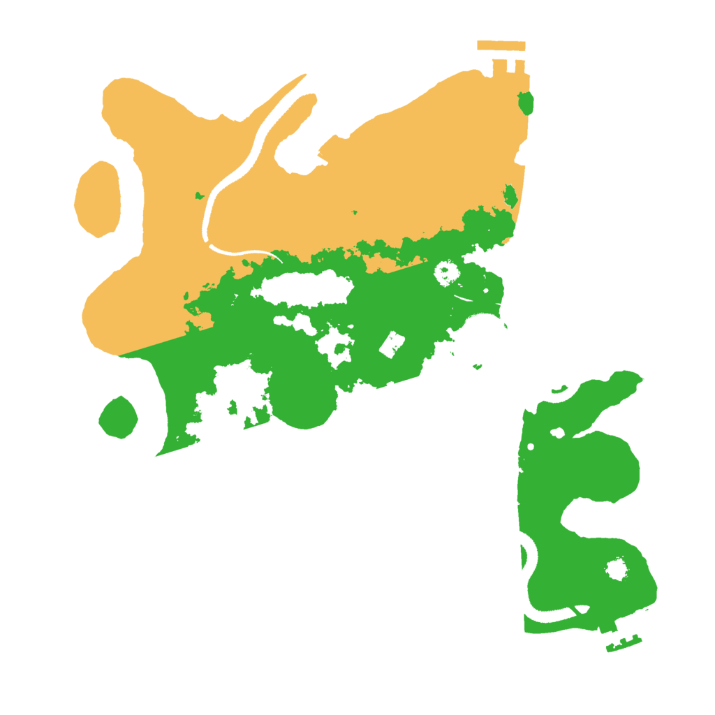 Biome Rust Map: Procedural Map, Size: 3000, Seed: 253209557