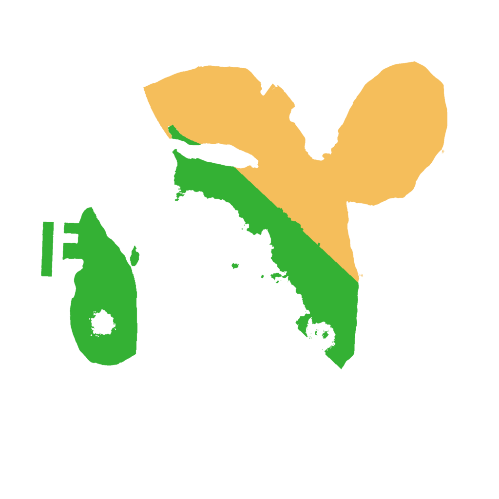 Biome Rust Map: Procedural Map, Size: 1850, Seed: 1504205972