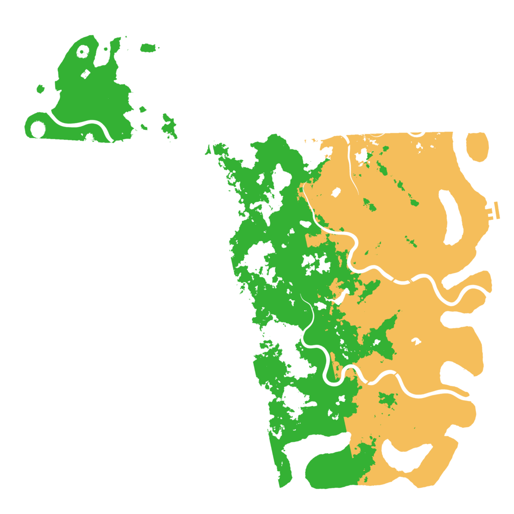 Biome Rust Map: Procedural Map, Size: 6000, Seed: 950347771