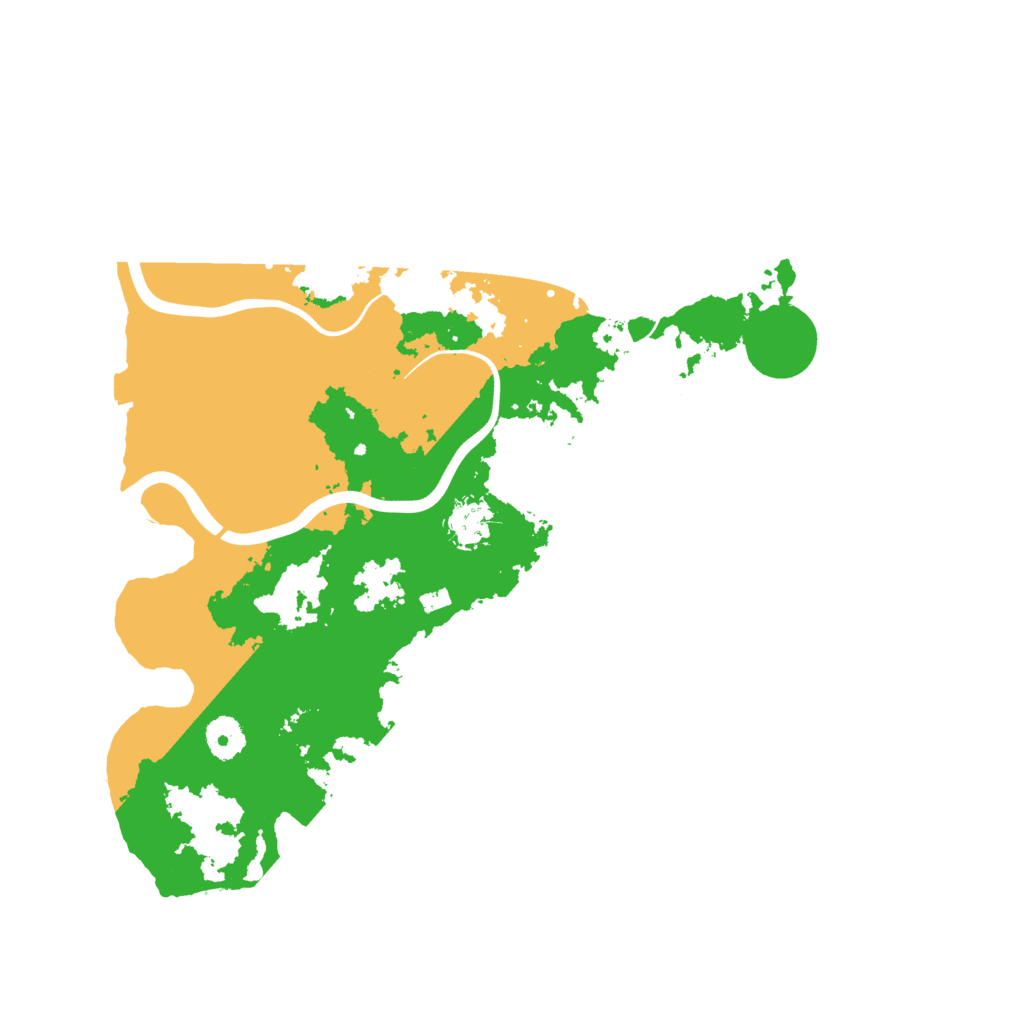 Biome Rust Map: Procedural Map, Size: 3800, Seed: 53024206