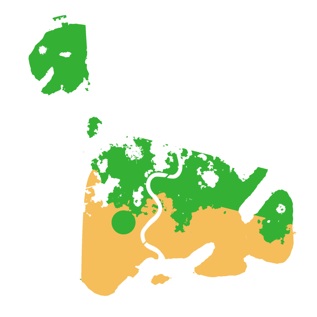 Biome Rust Map: Procedural Map, Size: 3500, Seed: 387025797