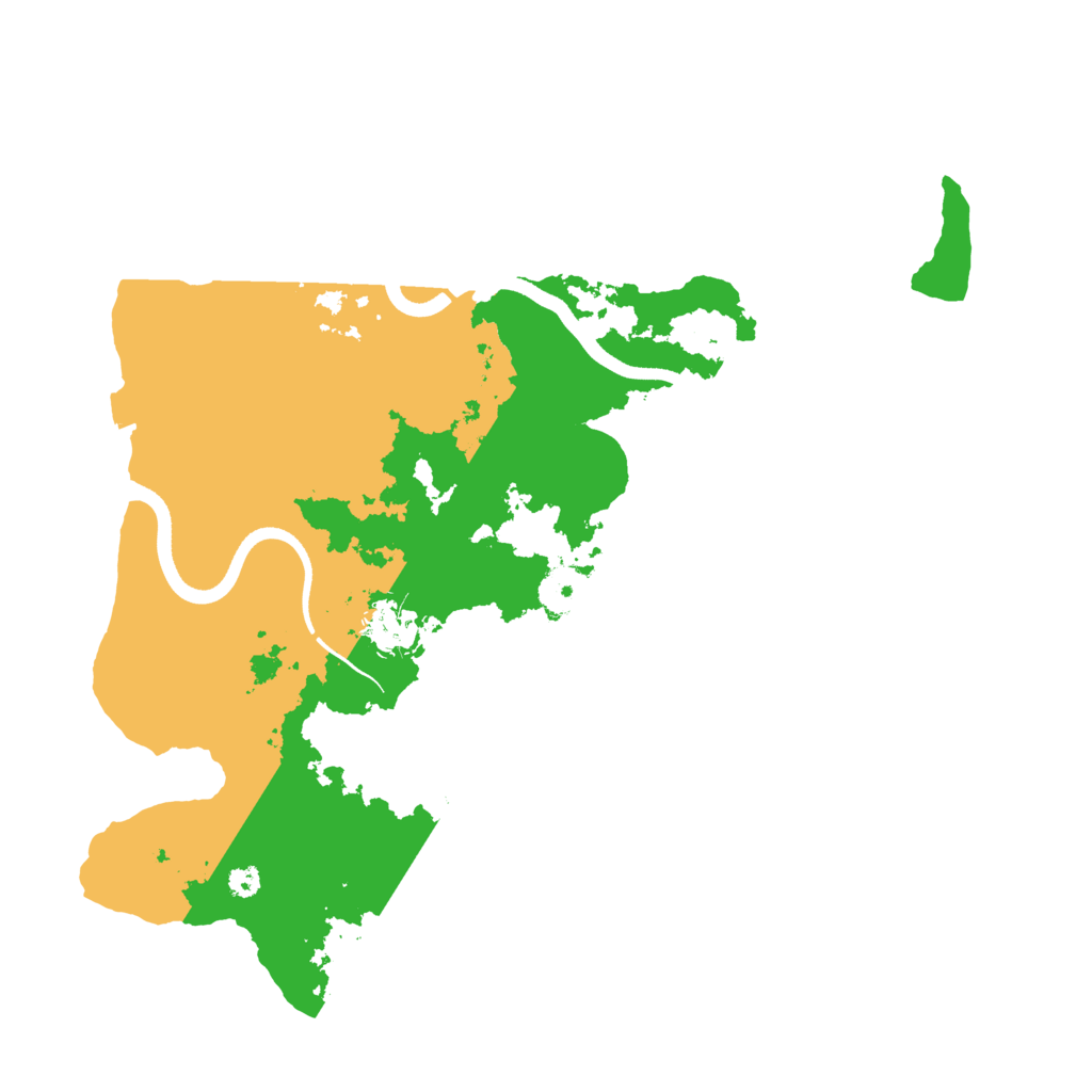 Biome Rust Map: Procedural Map, Size: 3500, Seed: 3209687