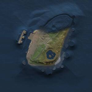 Thumbnail Rust Map: Procedural Map, Size: 1000, Seed: 98465165, 2 Monuments