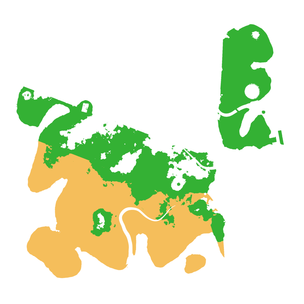 Biome Rust Map: Procedural Map, Size: 3600, Seed: 8948