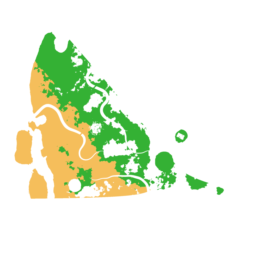 Biome Rust Map: Procedural Map, Size: 3900, Seed: 1073895286