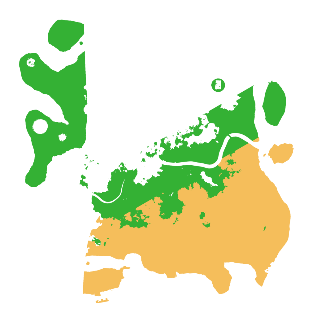 Biome Rust Map: Procedural Map, Size: 3750, Seed: 1180041008