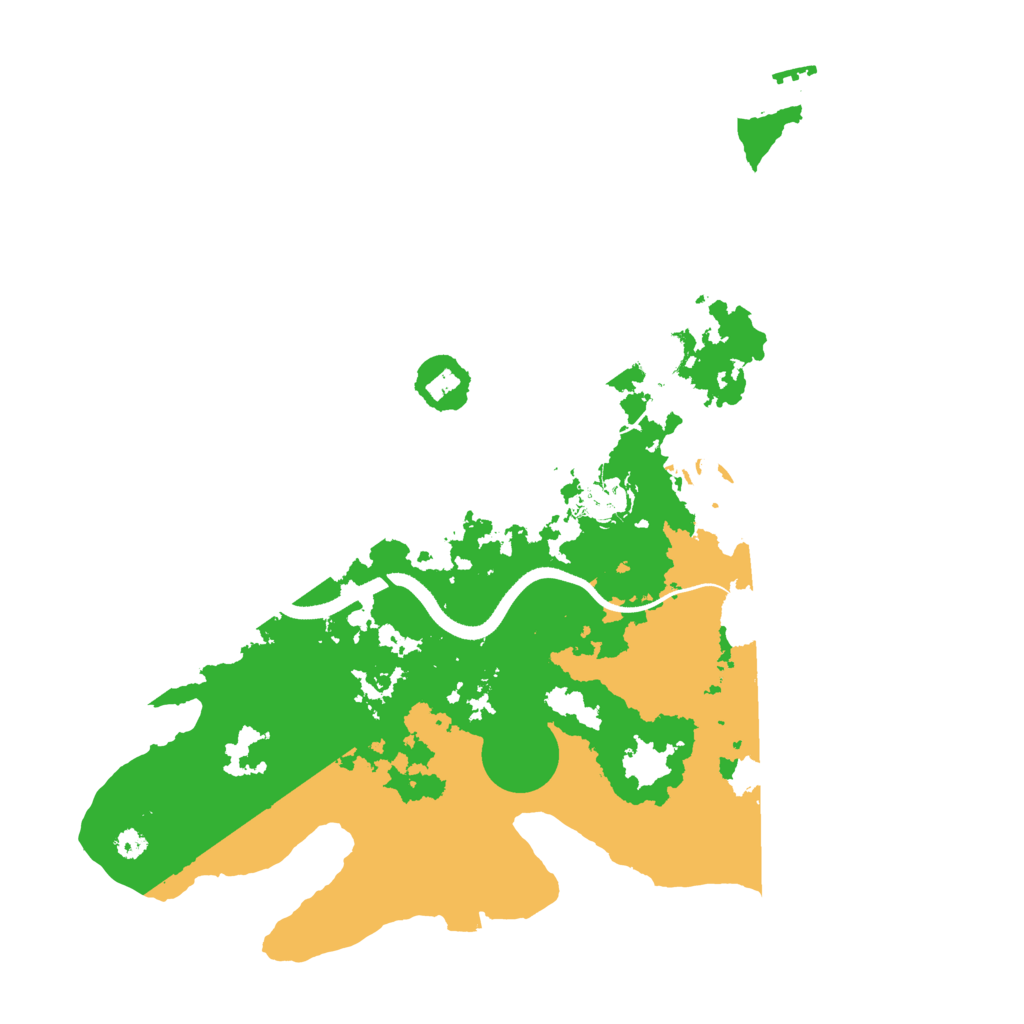 Biome Rust Map: Procedural Map, Size: 3500, Seed: 2484