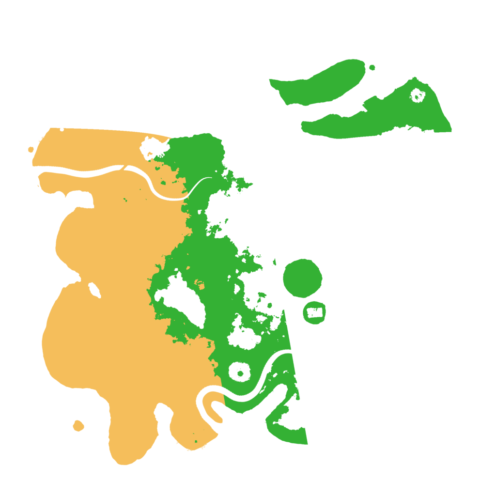 Biome Rust Map: Procedural Map, Size: 3500, Seed: 19881658