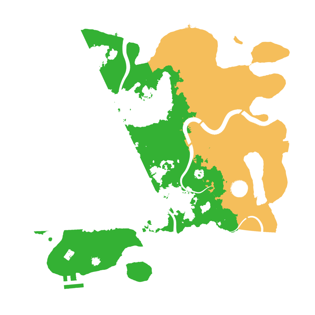 Biome Rust Map: Procedural Map, Size: 3250, Seed: 1207508791