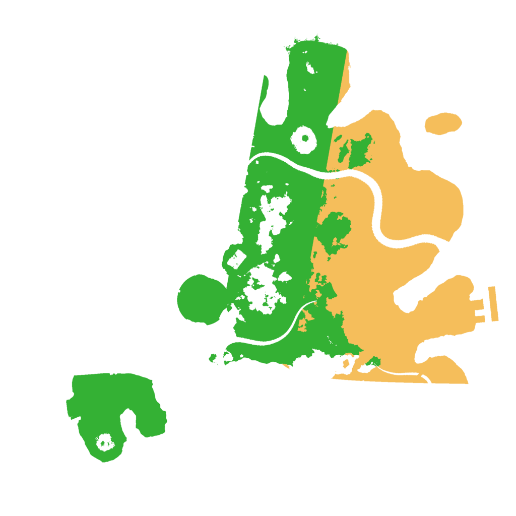 Biome Rust Map: Procedural Map, Size: 3000, Seed: 94061524