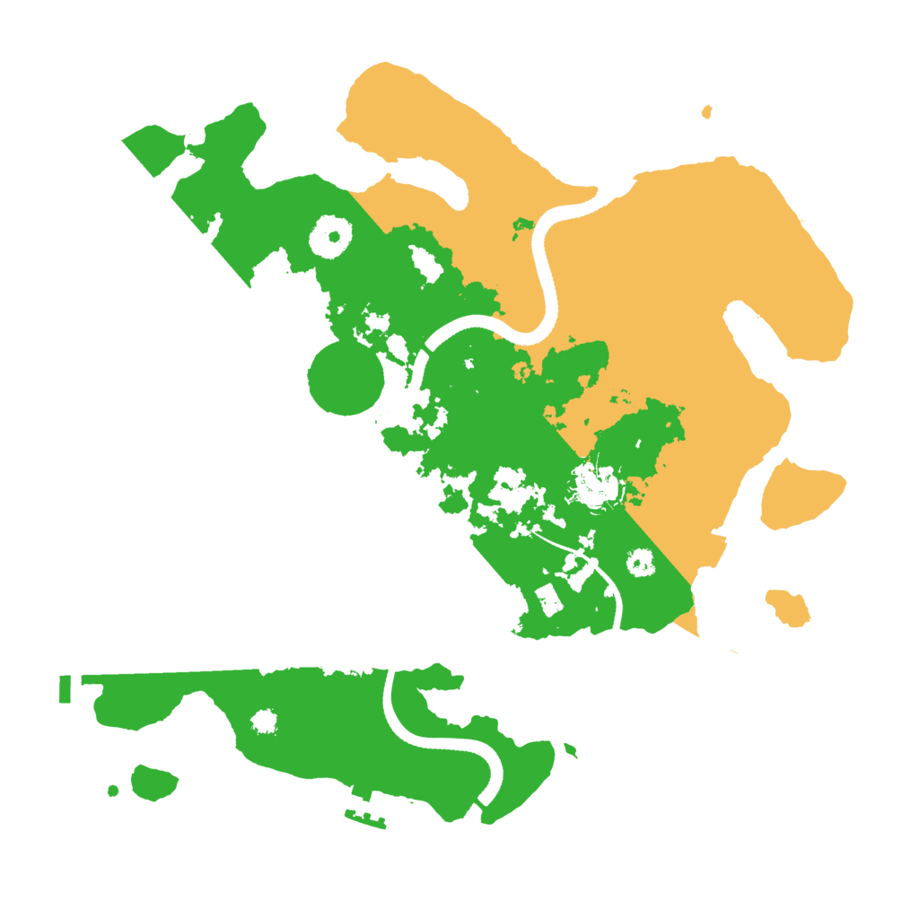 Biome Rust Map: Procedural Map, Size: 3250, Seed: 1066512064