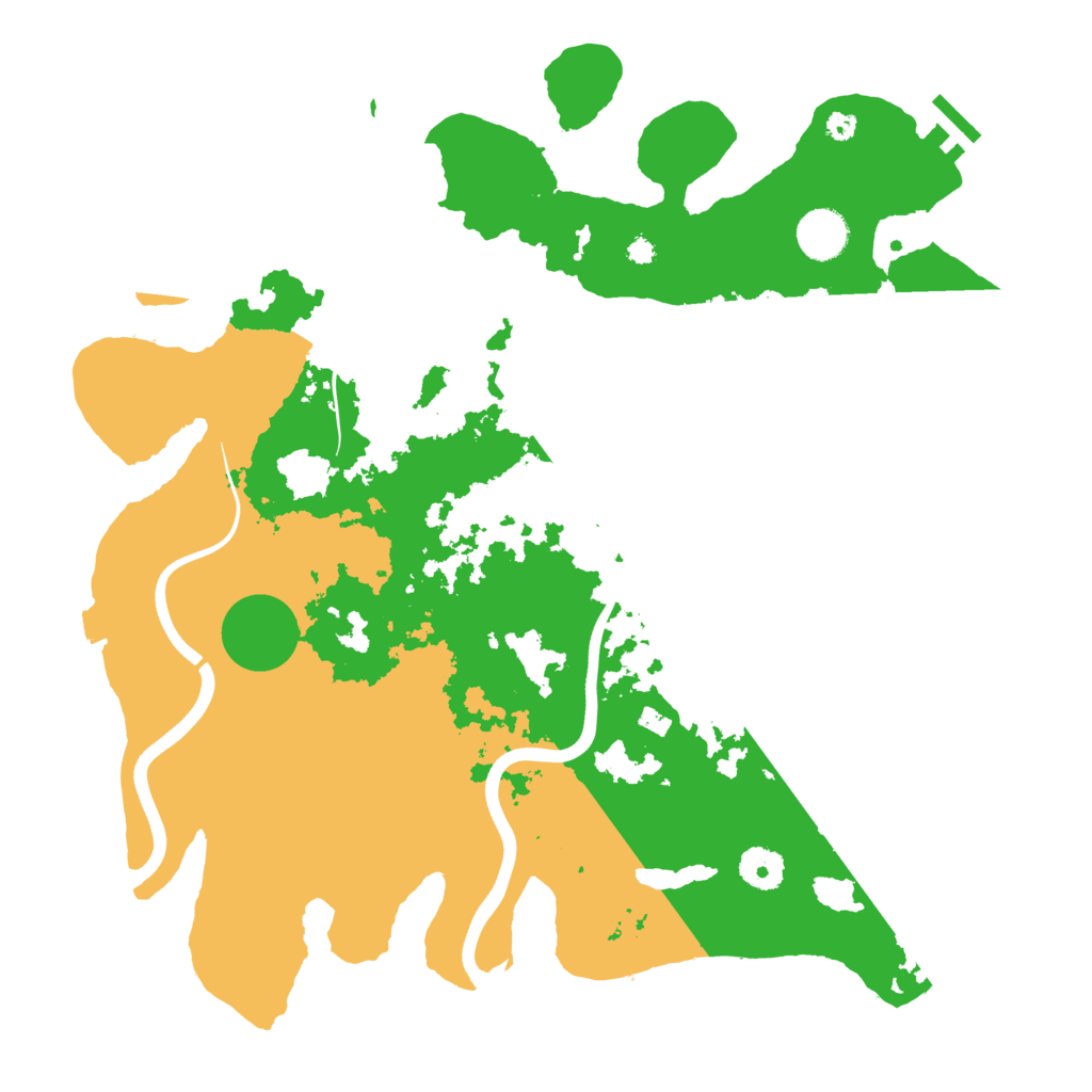 Biome Rust Map: Procedural Map, Size: 3750, Seed: 851092694