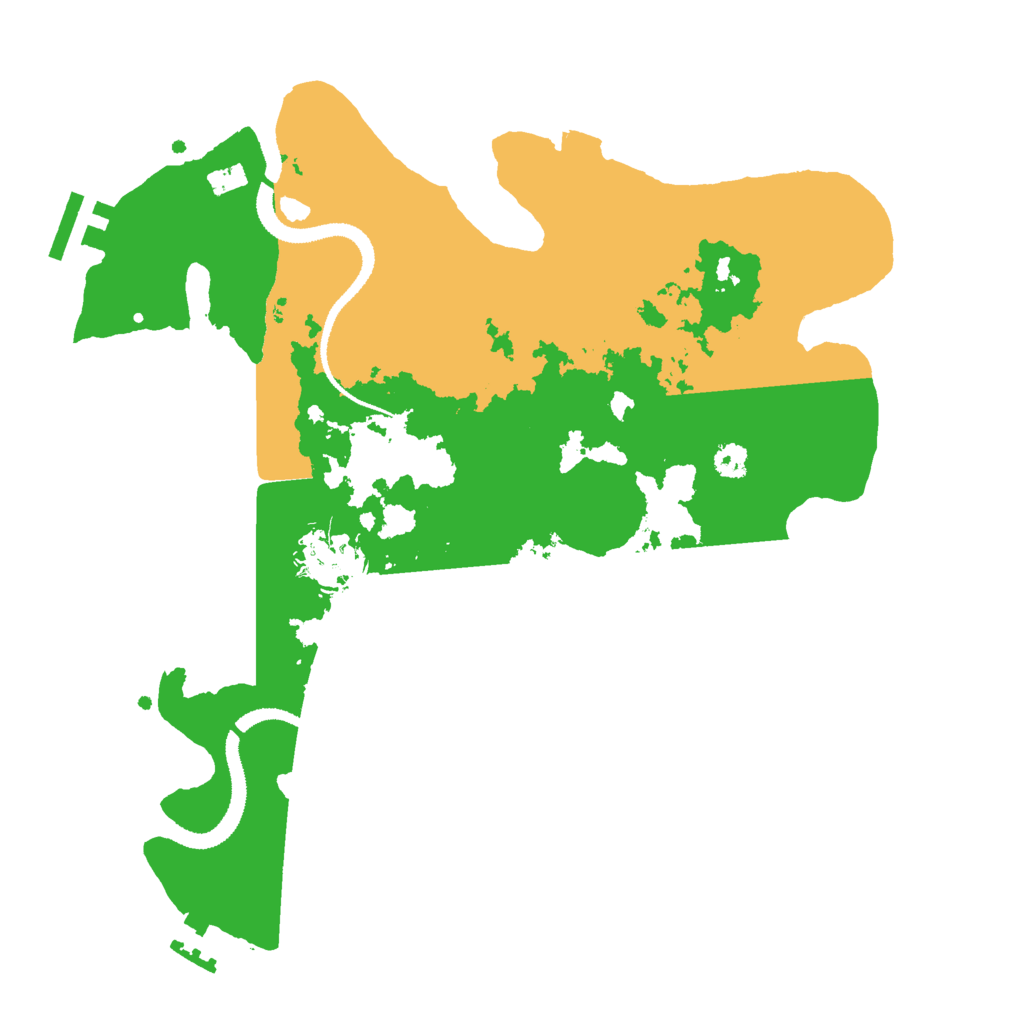 Biome Rust Map: Procedural Map, Size: 3000, Seed: 24092