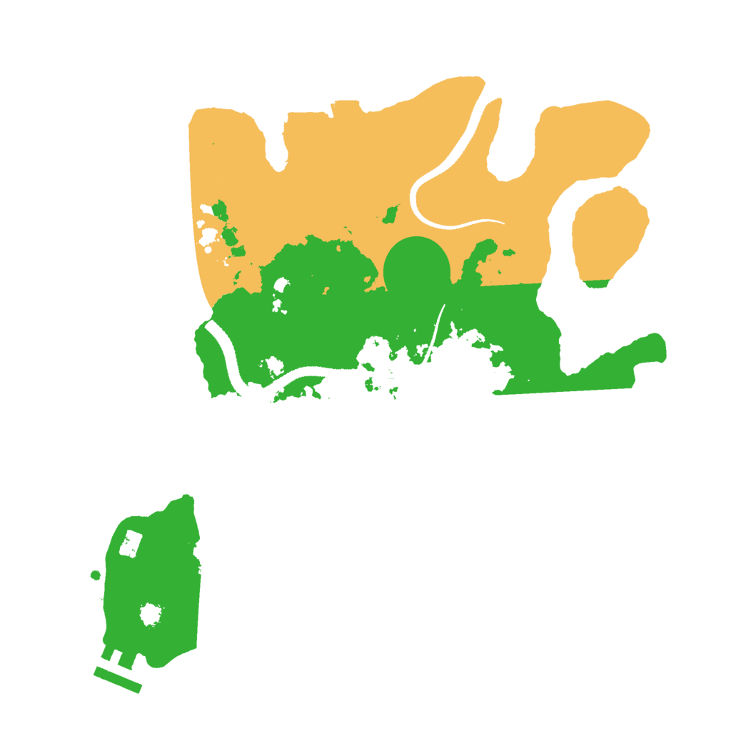 Biome Rust Map: Procedural Map, Size: 3000, Seed: 670519