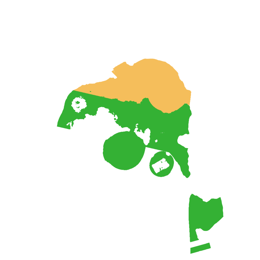 Biome Rust Map: Procedural Map, Size: 1800, Seed: 377905378