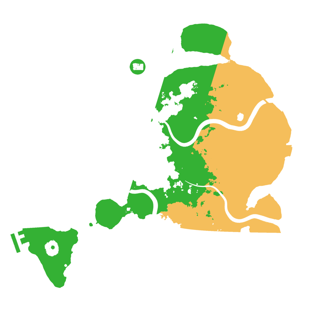 Biome Rust Map: Procedural Map, Size: 3225, Seed: 1092169420