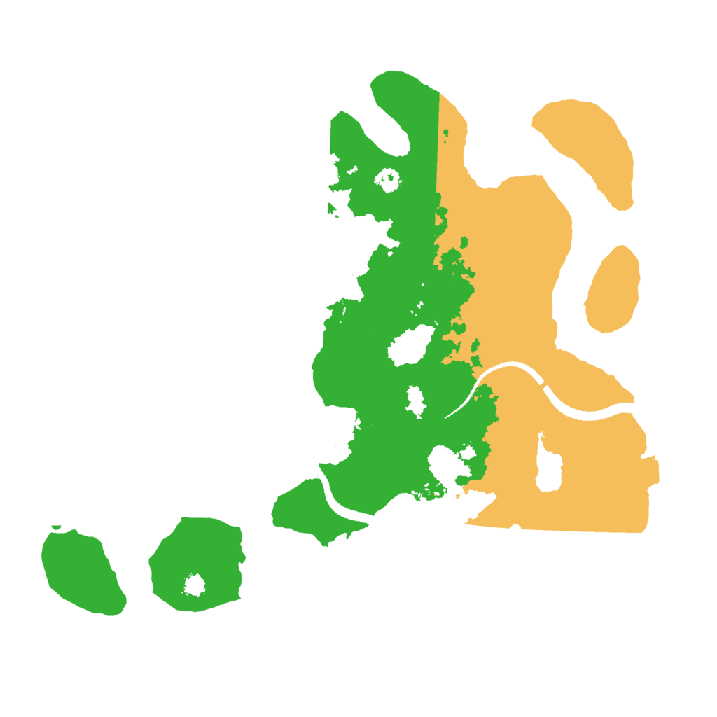 Biome Rust Map: Procedural Map, Size: 3000, Seed: 7638837