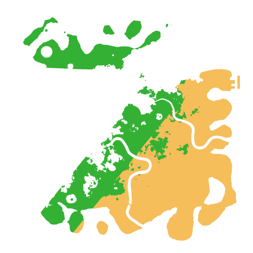 Biome Rust Map: Procedural Map, Size: 3900, Seed: 1560548053