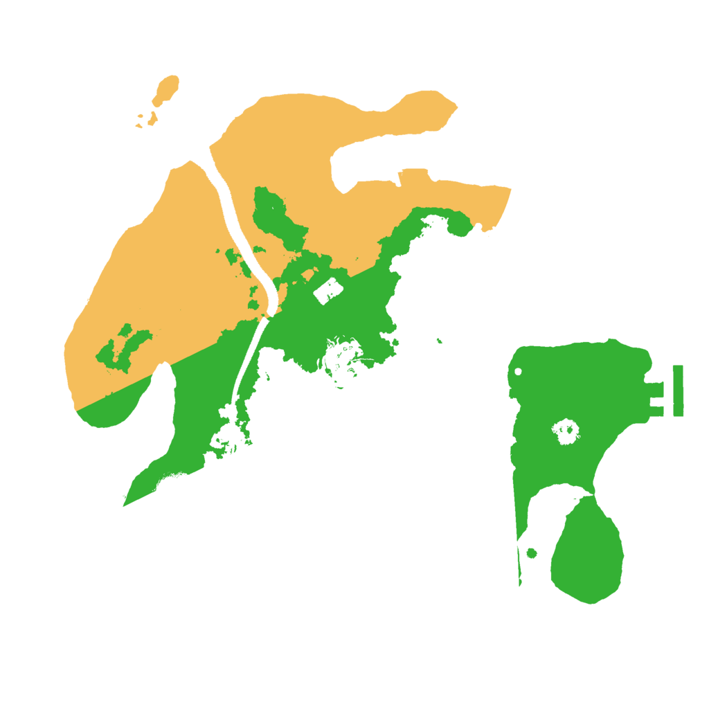 Biome Rust Map: Procedural Map, Size: 2800, Seed: 2331287