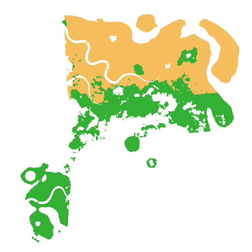 Biome Rust Map: Procedural Map, Size: 4500, Seed: 24092
