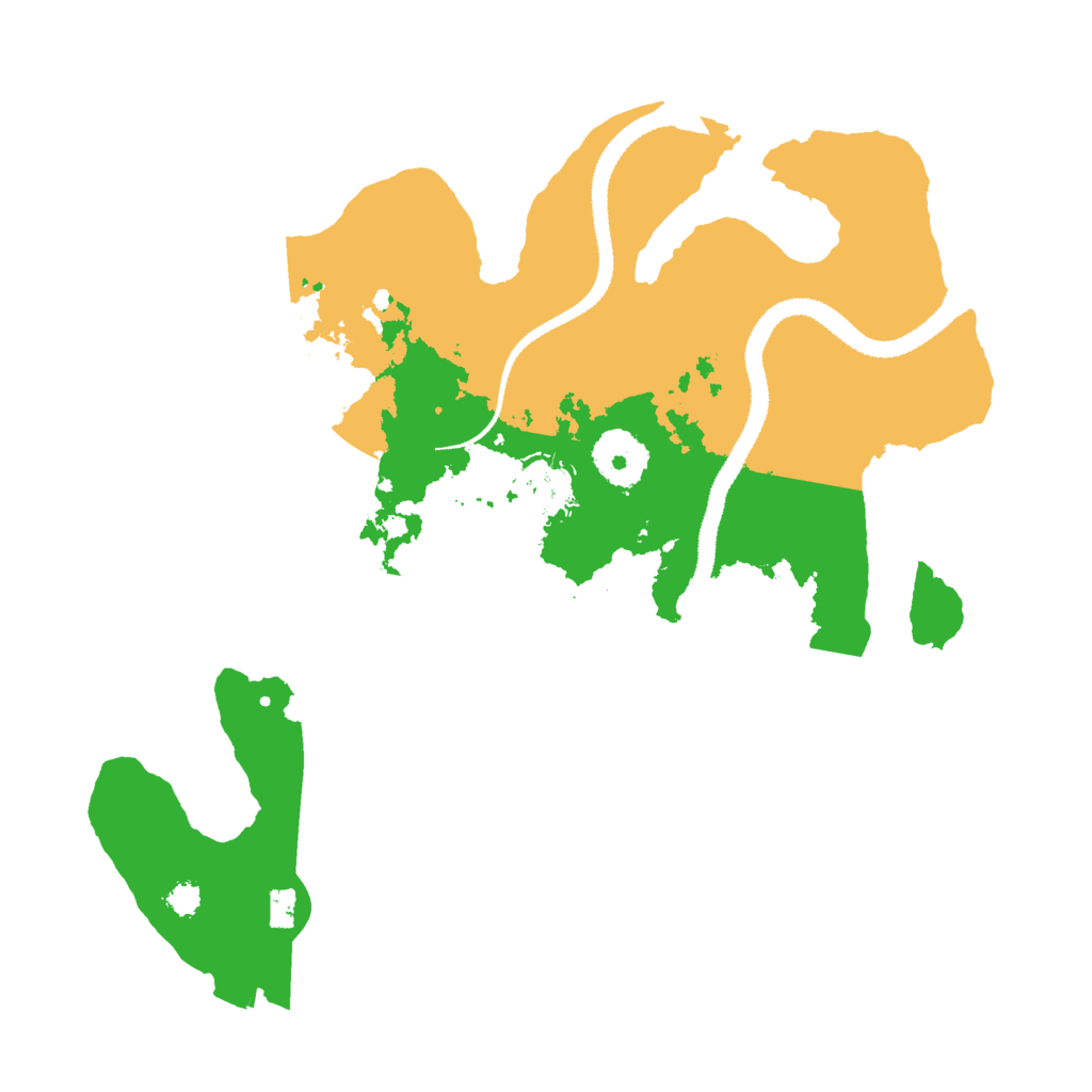 Biome Rust Map: Procedural Map, Size: 3000, Seed: 235477889