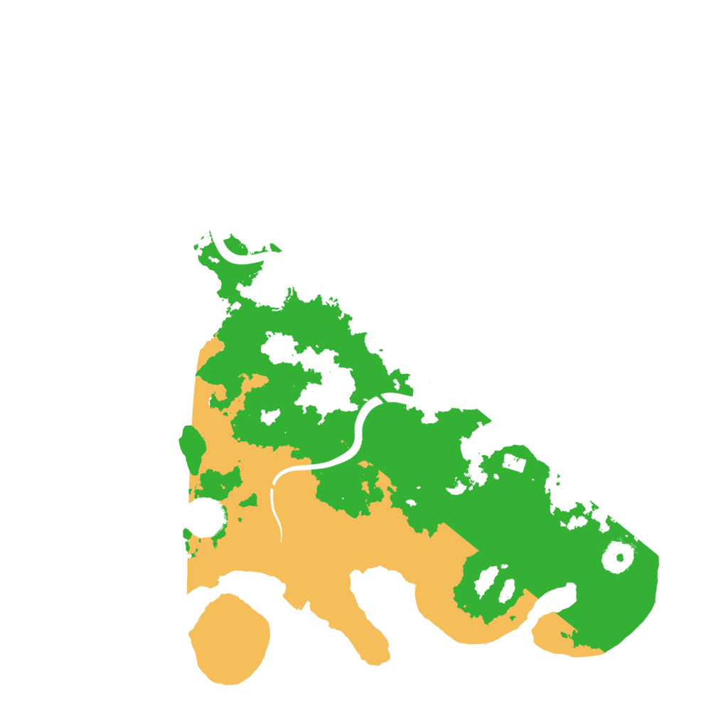 Biome Rust Map: Procedural Map, Size: 3500, Seed: 1142922139