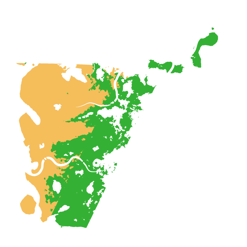 Biome Rust Map: Procedural Map, Size: 4500, Seed: 14441318