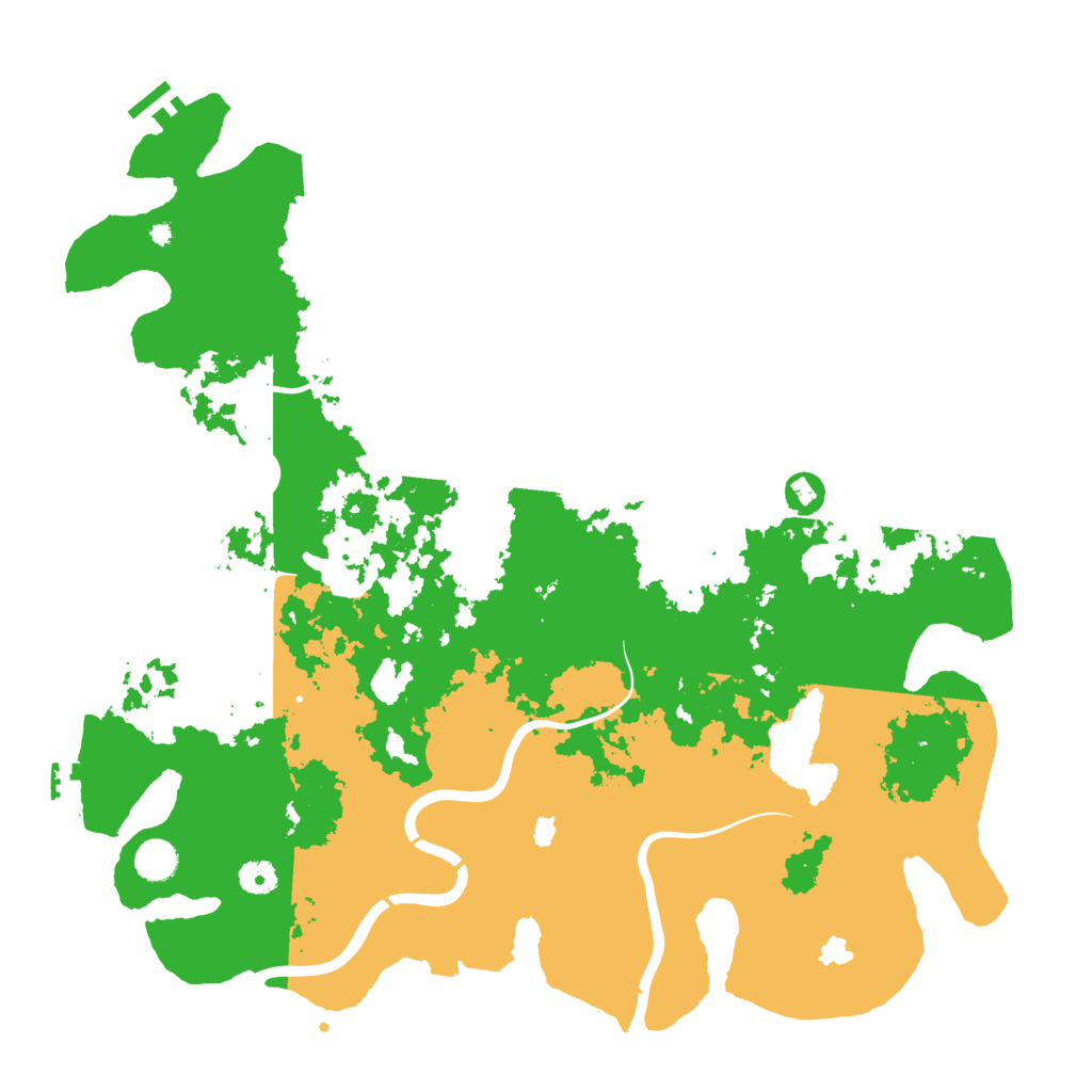 Biome Rust Map: Procedural Map, Size: 4500, Seed: 370208600