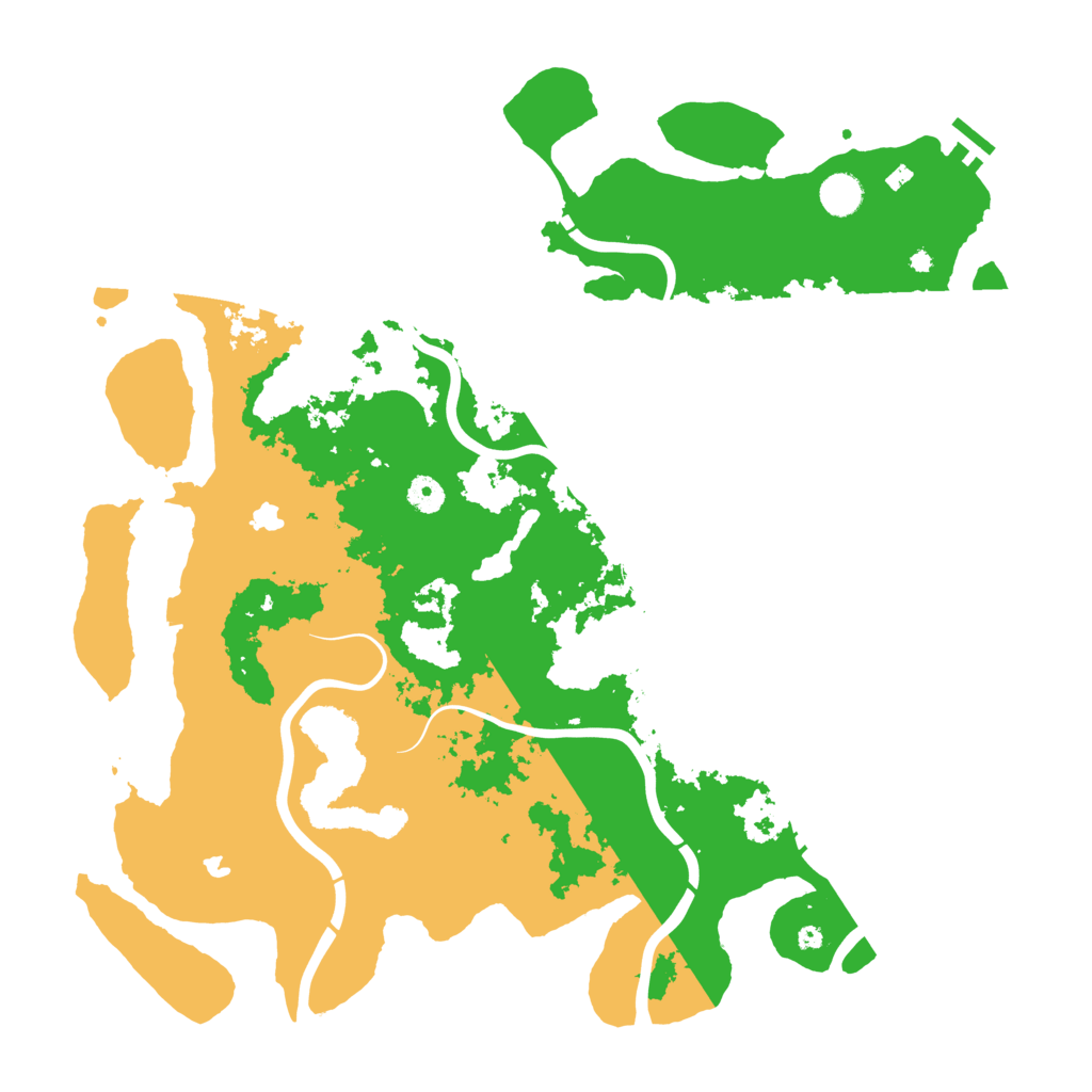Biome Rust Map: Procedural Map, Size: 4500, Seed: 15498632