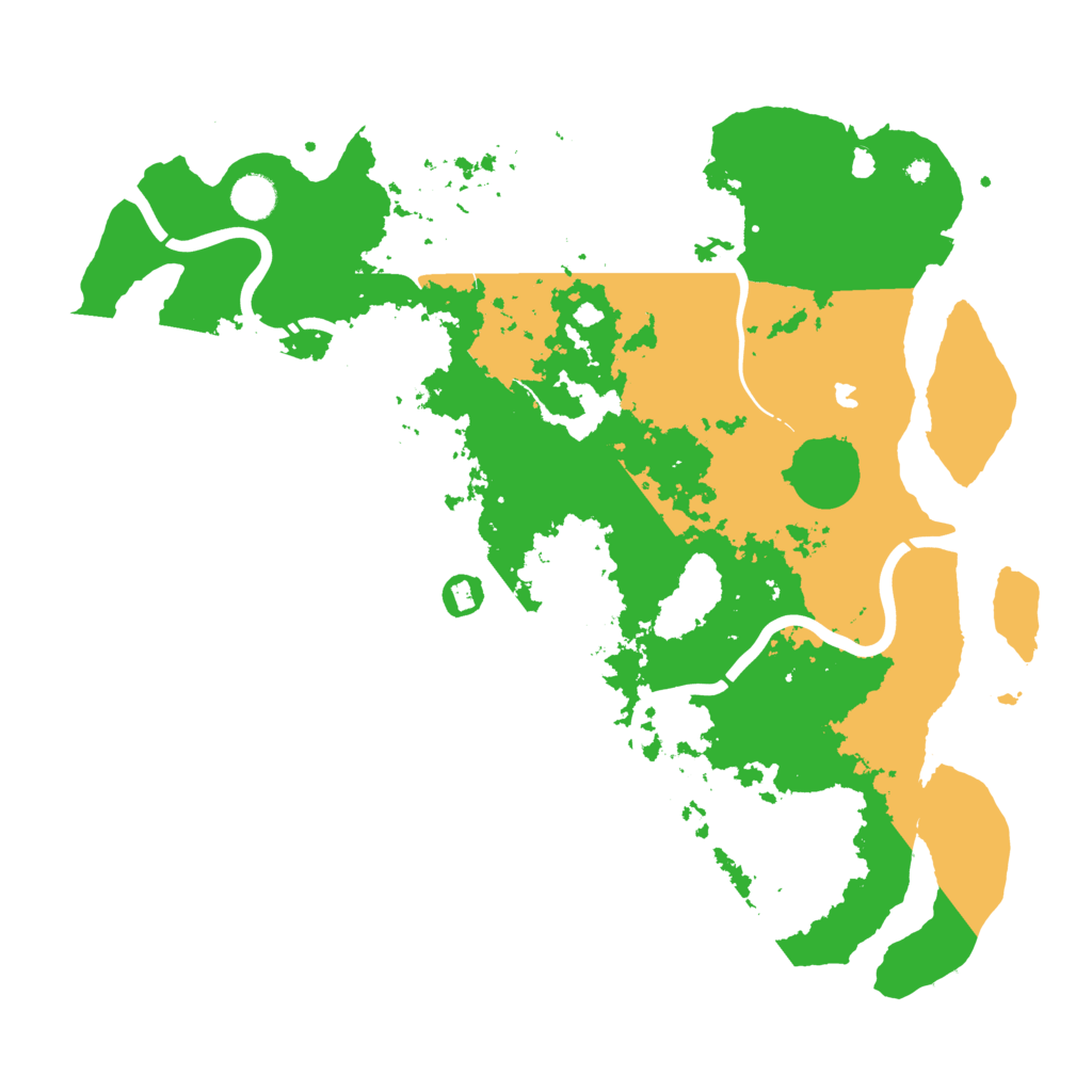 Biome Rust Map: Procedural Map, Size: 4250, Seed: 18220