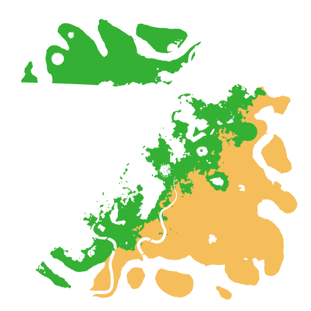 Biome Rust Map: Procedural Map, Size: 4500, Seed: 837589201