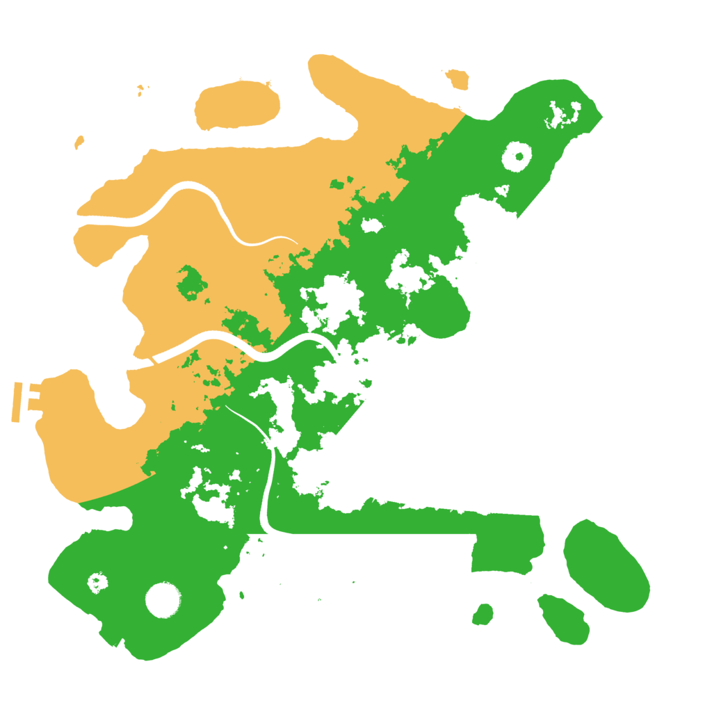 Biome Rust Map: Procedural Map, Size: 3600, Seed: 325412