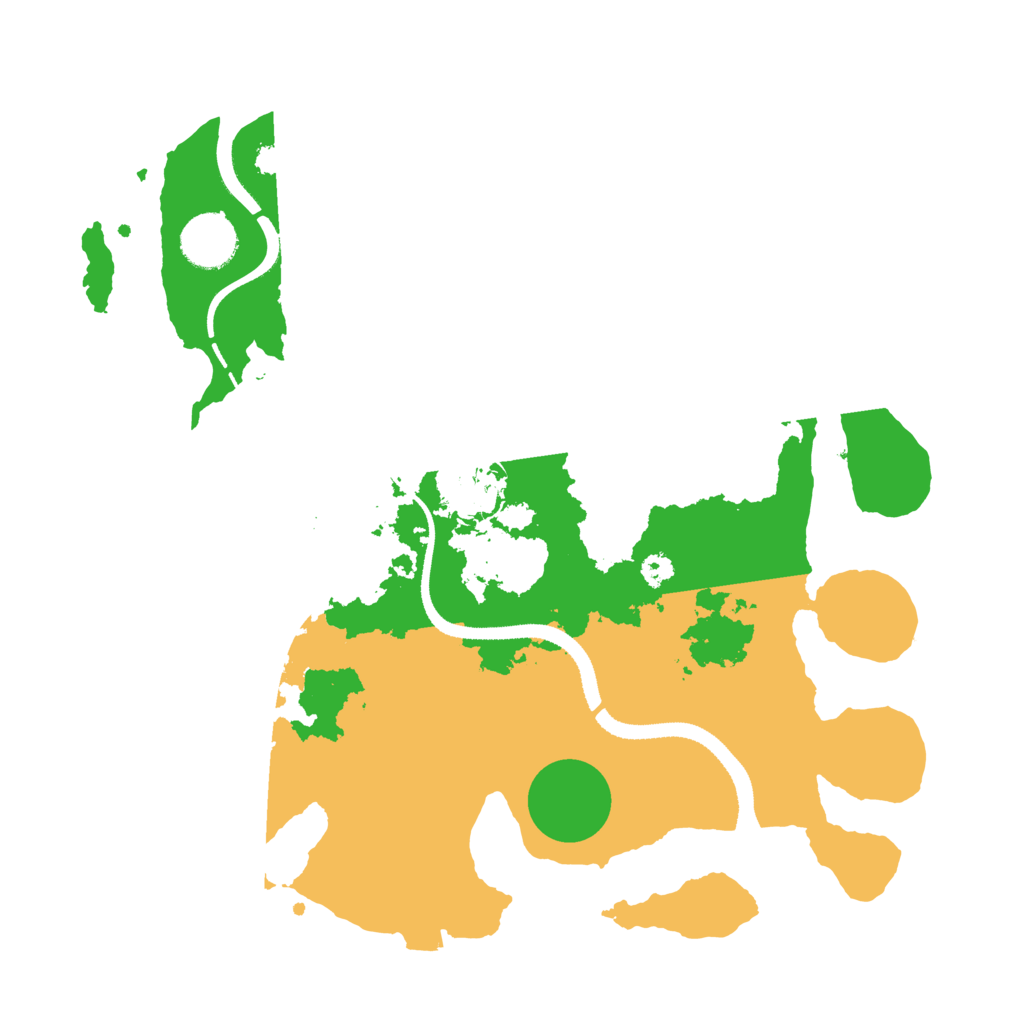Biome Rust Map: Procedural Map, Size: 3250, Seed: 1054440574